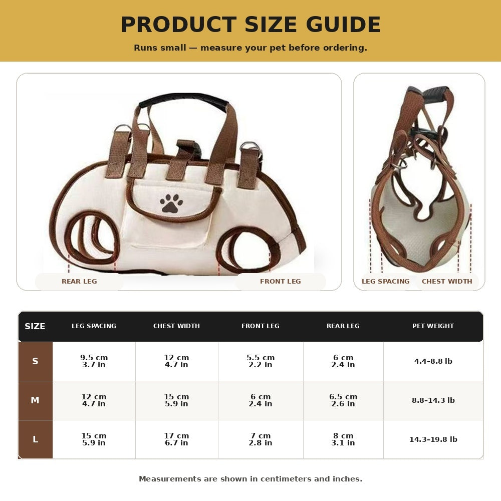 Hands-Free Small Dog Carrier Bag