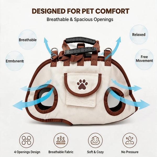 Hands-Free Small Dog Carrier Bag