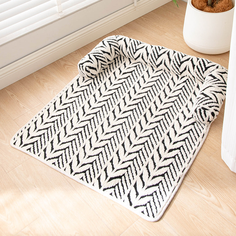 Calming Dog Couch Bed with Neck Support