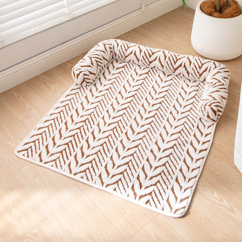 Calming Dog Couch Bed with Neck Support