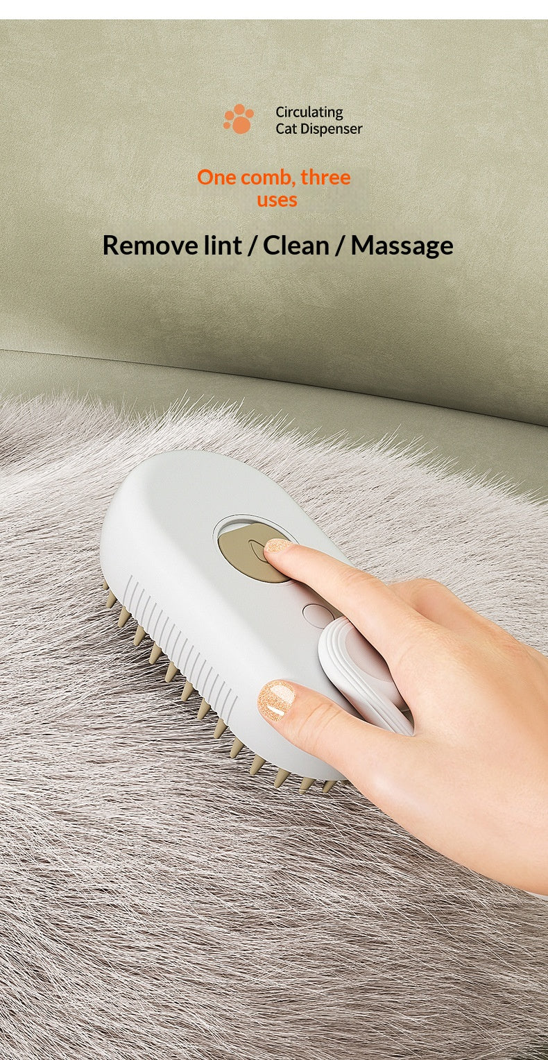 Spray Massage Grooming Brush