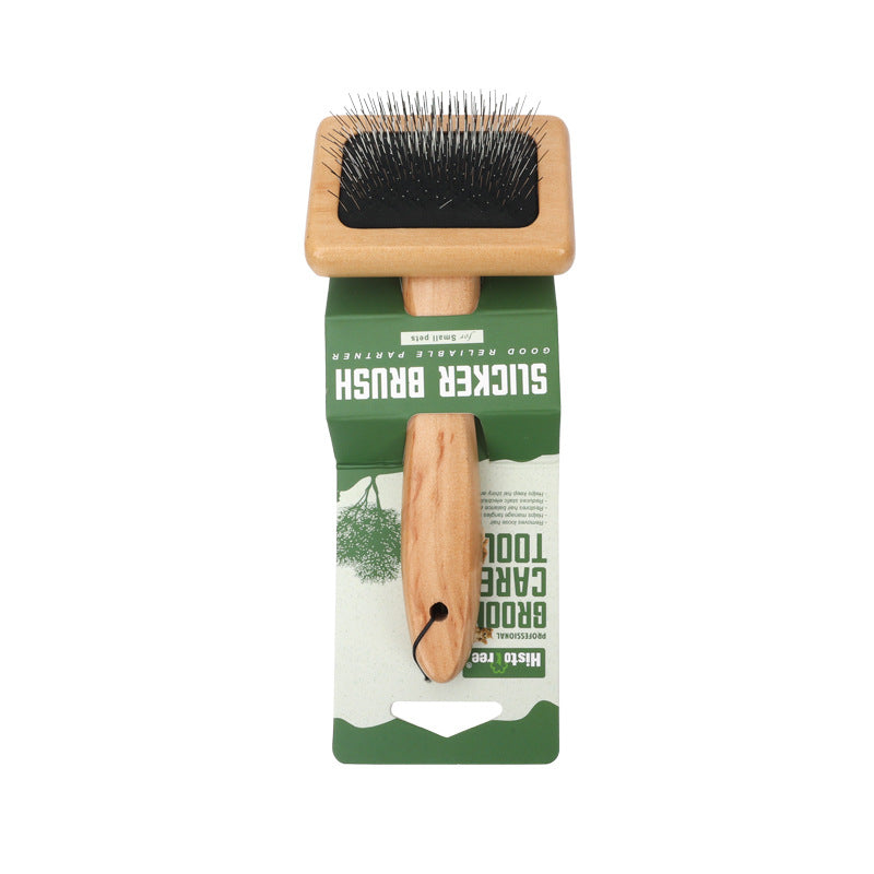 Pet Slicker Brush - Yellow / S