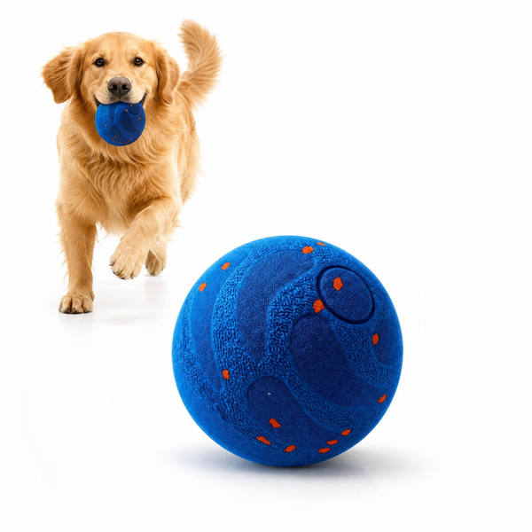 Self-Rolling Interactive Dog Ball